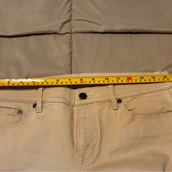 Lauren Ralph Lauren Women’s Modern Straight Tan Khaki Stretch Jeans Size 8P - Picture 12 of 13